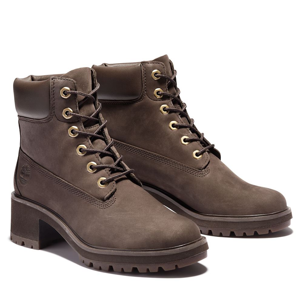 Timberland 6-Inch Μποτακια Γυναικεια Βαθυ Καφε - Kinsley Waterproof - Greece 7019284-MO